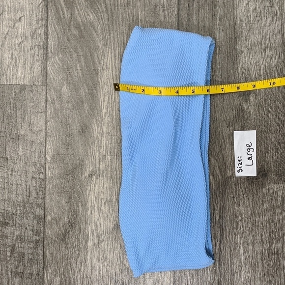 ZAFUL Textured Removable Straps Bandeau Bikini - Picture 5 of 11